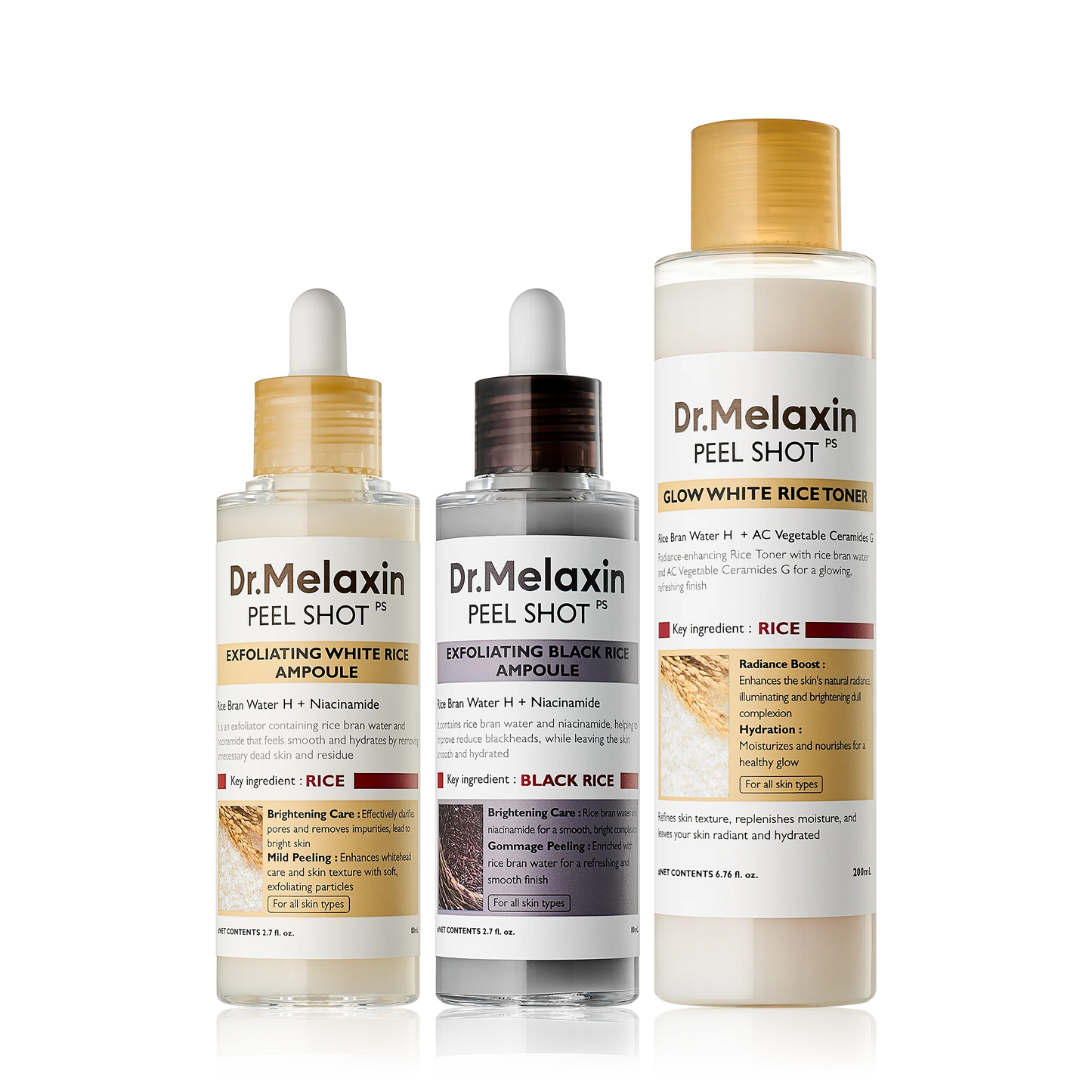 Peel Shot Exfoliating Glow Rice Line