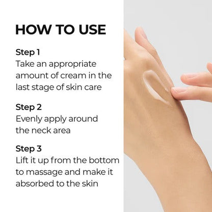 Dr.Melaxin Necksphalt Firming Cream with ECM-5 20,000ppm, Firming & Lifting Neck Cream for Wrinkles & Sagging Skin, Ceramide & Collagen for Elasticity & Radiant Glow