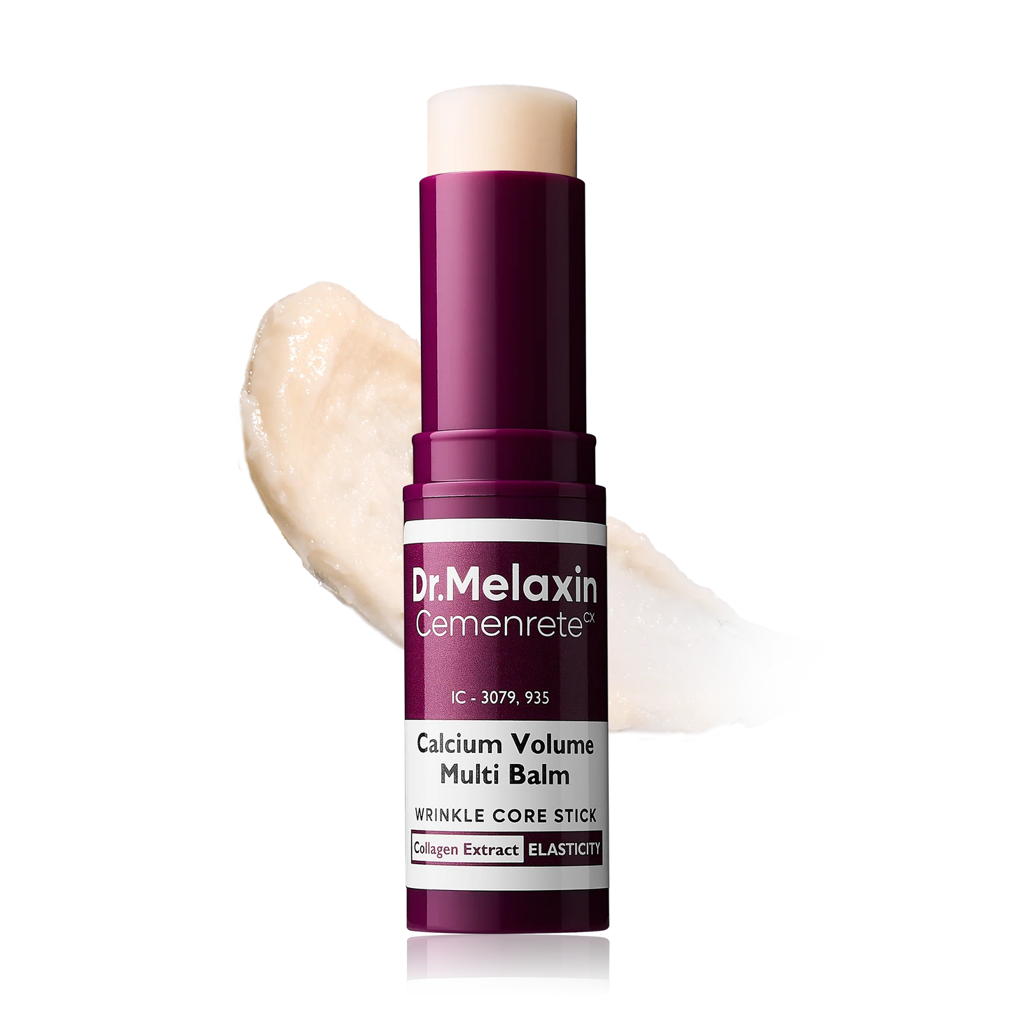 Dr.Melaxin Calcium Multi Balm Stick, Collagen & Elastin Wrinkle Stick, All-in-One Hydrating Balm, Eye & Neck Balm, Makeup Base & Face Moisture Balm, Korean Skincare