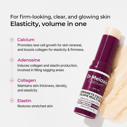 Dr.Melaxin Calcium Volume Multi Balm+Eye Patch 60ea Korean Skin Care Cosmetics with Collagen Extract Elasticity Eye Shield Skin Repair