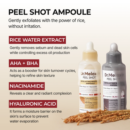 Peel Shot Exfoliating Glow Rice Line