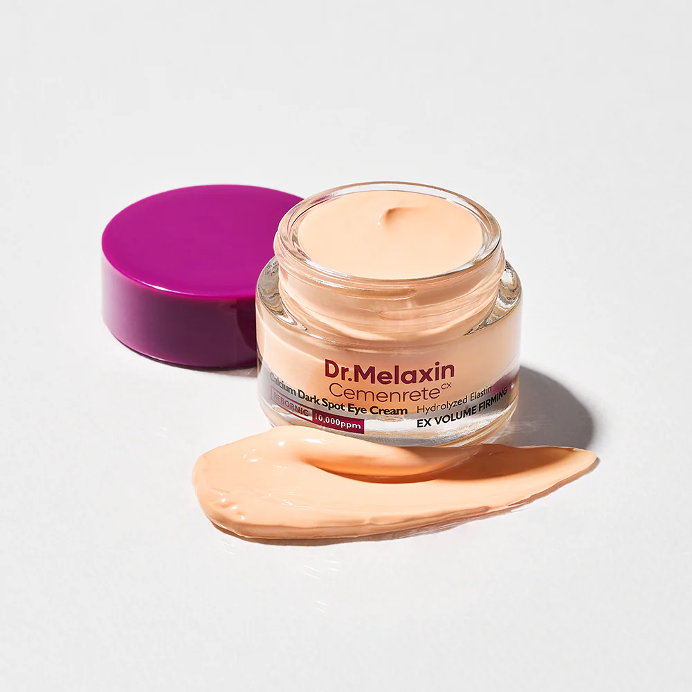 Dr.Melaxin Calcium Dark Spot Eye Cream 15g – Niacinamide & Calcium Gluconate Eye Cream for Dark Circles, Under Eye Bags & Sagging | Hydrolyzed Elastin EX Volume Firming | Korean Eye Cream